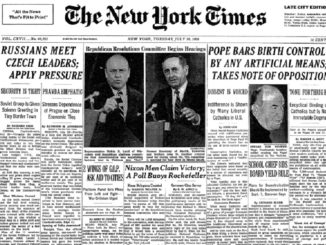 Humanae vitae: Negativberichterstattung der New York Times (30. Juli 1968).