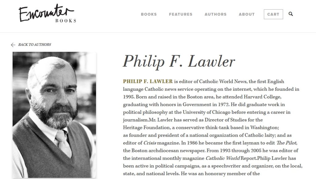 Philip Lawler, der Autor des Buches.