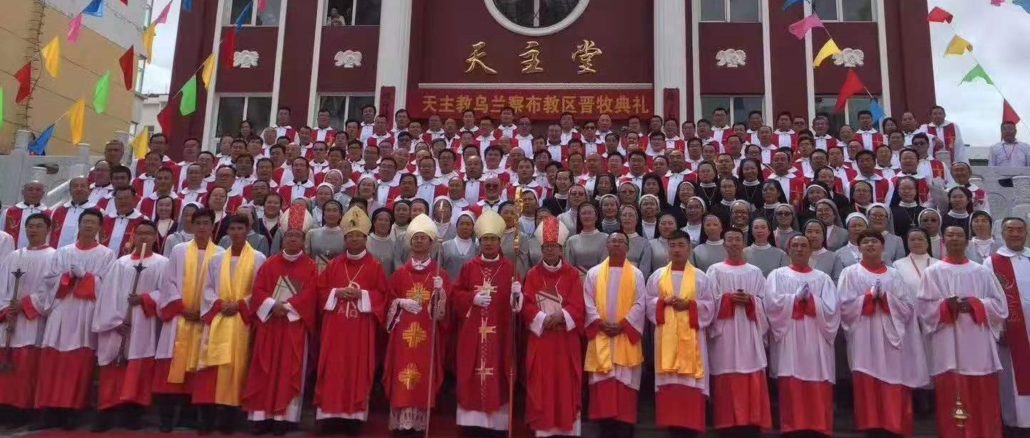 Bischofsweihe von Msgr. Yoao Shun am vergangenen Montag.
