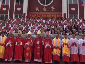 Bischofsweihe von Msgr. Yoao Shun am vergangenen Montag.