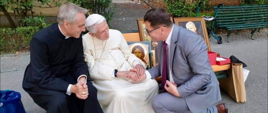 Benedikt XVI. mit Grzegorz Borek