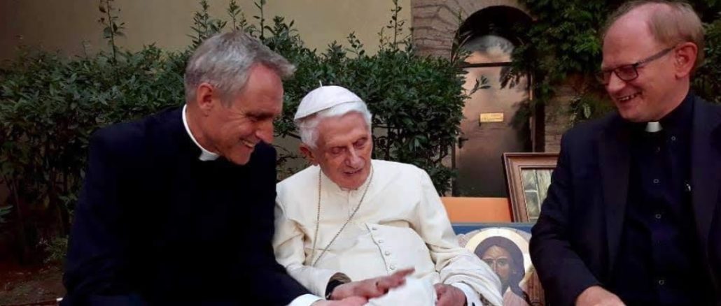 Benedikt XVI. mit Mariusz Kucinski