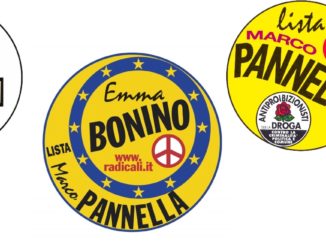 Verschiedene Symbole, die von der Radikalen Partei seit 1955 verwendet wurden.