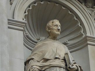 John Henry Newman, Denkmal im Londoner Stadtteil Brompton.