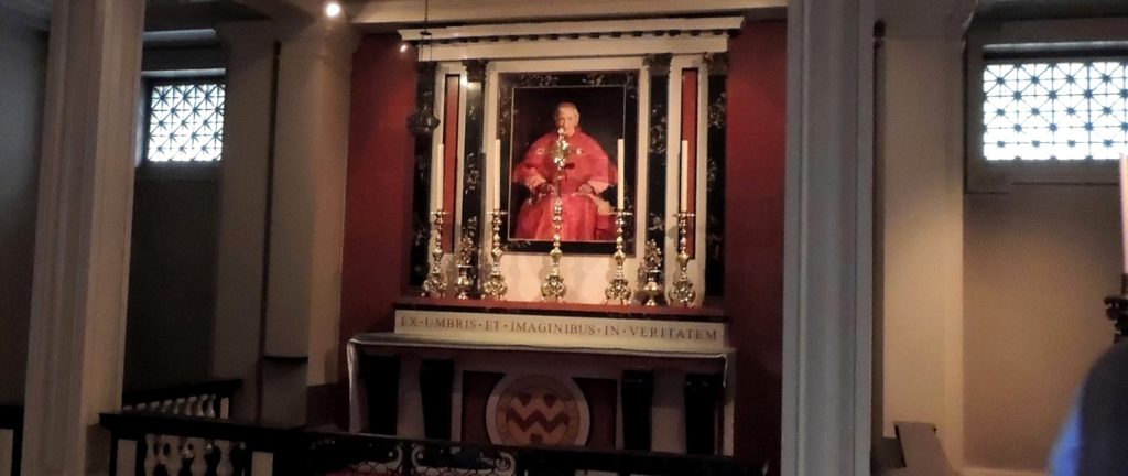 Kardinal Newman in der Oratorianerkirche von London