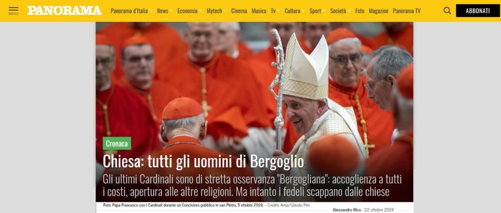 Das Wochenmagazin Panorama über die Pläne, Ziele und Männer von Papst Franziskus.
