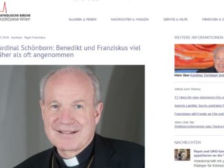 Kardinal Christoph Schönborn und eine seiner mehrfach wiederholten Thesen: Was bleibt von seiner Ära als Erzbischof von Wien (seit 1995) und Vorsitzender der Österreichischen Bischofskonferenz (seit 1998)?