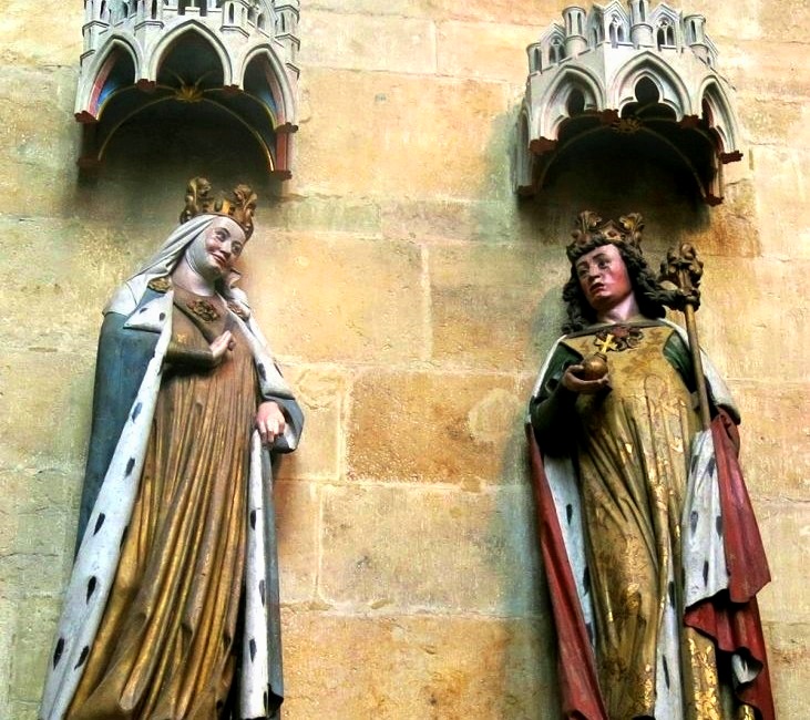 Das heilige Kaiserpaar Otto I. und Adelheid im Meißner Dom
