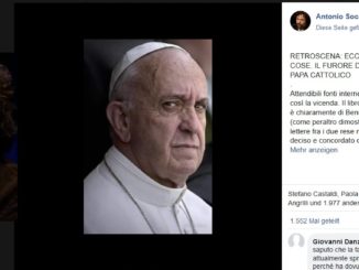 Antonio Socci berichtet über einen Furor Papae, einen Wutausbruch von Papst Franziskus.
