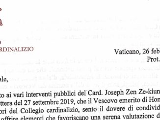 Das Schreiben von Kardinal Re an das Kardinalskollegium zu China und Kardinal Zen