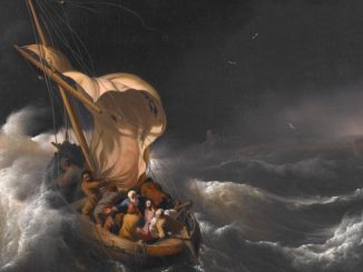 Christus im Sturm auf dem Meer von Galilaea (Ludolf Bakhuysen, 1695)