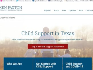 Wegen der Coronavirus-Pandemie haben Texas und Ohio Abtreibungen untersagt. Im Bild die Internetseite des Generalstaatsanwaltes des Staates Texas.
