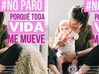 „Ich streike nicht, weil jegliches Leben mich bewegt.“ Initiative von Que Viva Mexico gegen den AKtionstag der Abtreibungsfeministinnen.