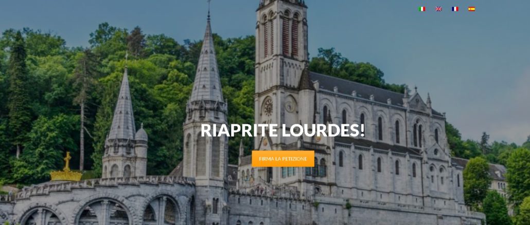 Petition für die Öffnung der Wasserbecken des Marienheiligtums Lourdes gestartet.