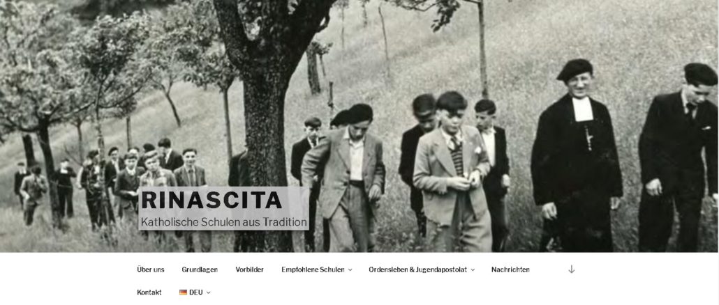 Rinascita.education – die neue Internetseite für ein neues pädagogisches Profil.