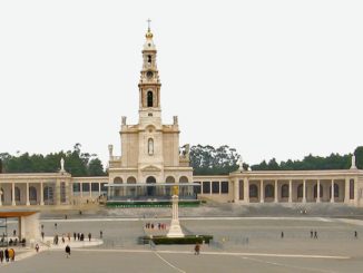Das Marienheiligtum von Fatima. Erstmals in 103 Jahren seit der Marienerscheinung ist das Heiligtum am 13. Mai 2020 „gespenstisch“ leer.