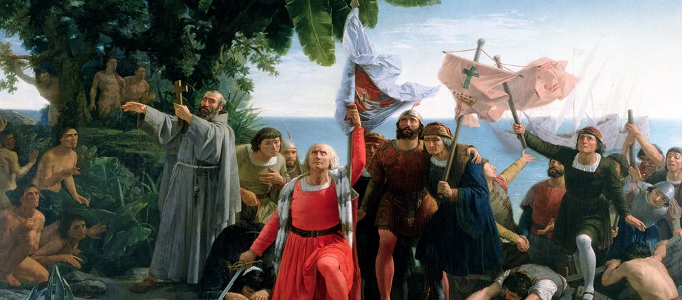 Christoph Kolumbus betritt Amerika