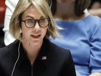 USA verhindern als humanitäre Hilfe getarnte Abtreibungskampagne der UNO. Im Bild US-Botschafterin Kelly Craft.