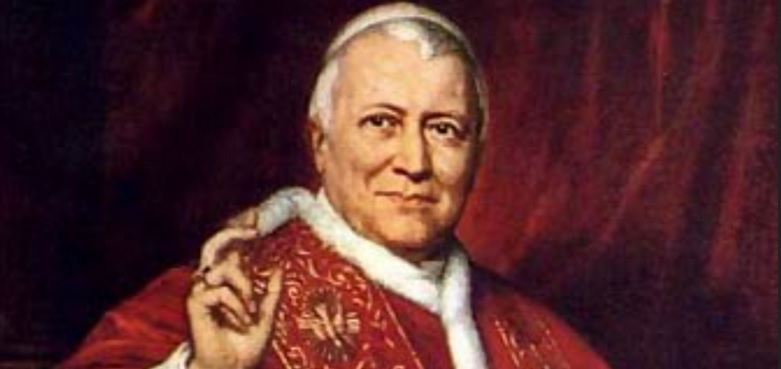 Papst Pius IX. regierte von 1846 bis 1878.