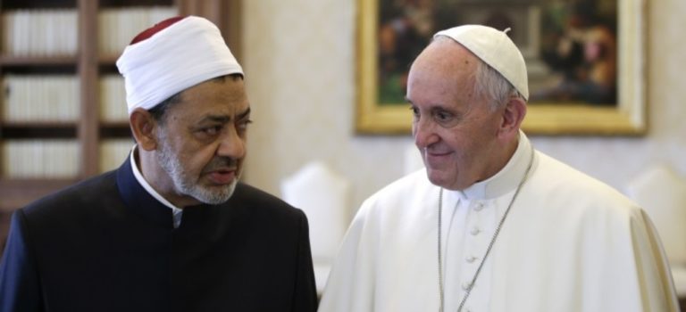 Großimam al-Tayyeb und Papst Franziskus (November 2019)