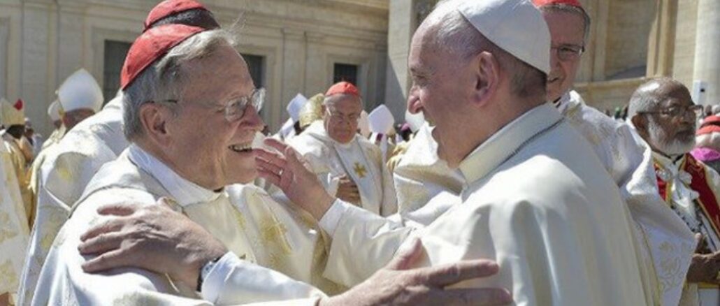 Kardinal Kasper war bei Papst Franziskus und gab ihm Empfehlungen in Sachen Finanzskandal.