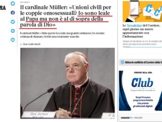 Kardinal Gerhard Müller: "Es gibt ein Problem der Verwirrung in der Welt".