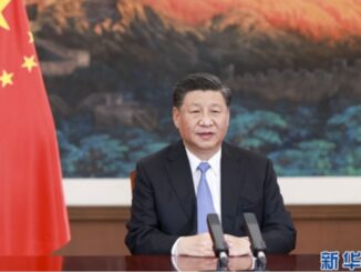 Xi Jinping , Chinas Staats- und Parteichef, präsentierte China als führend in Sachen Kima- und Umweltschutz und bediente sich einer Sprache, die von Papst Franziskus bekannt ist.