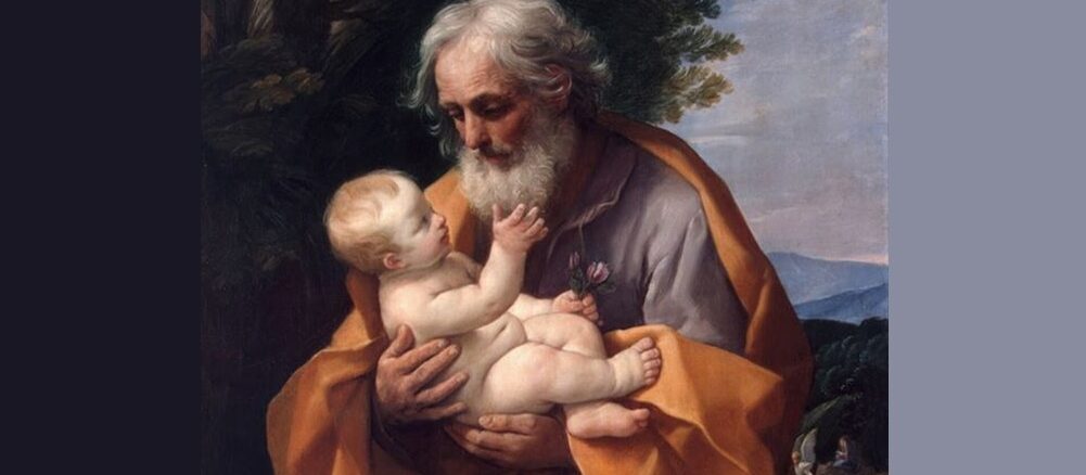 Der heilige Josef mit dem Jesuskind