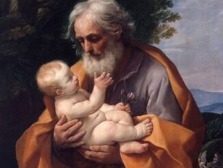 Der heilige Josef mit dem Jesuskind