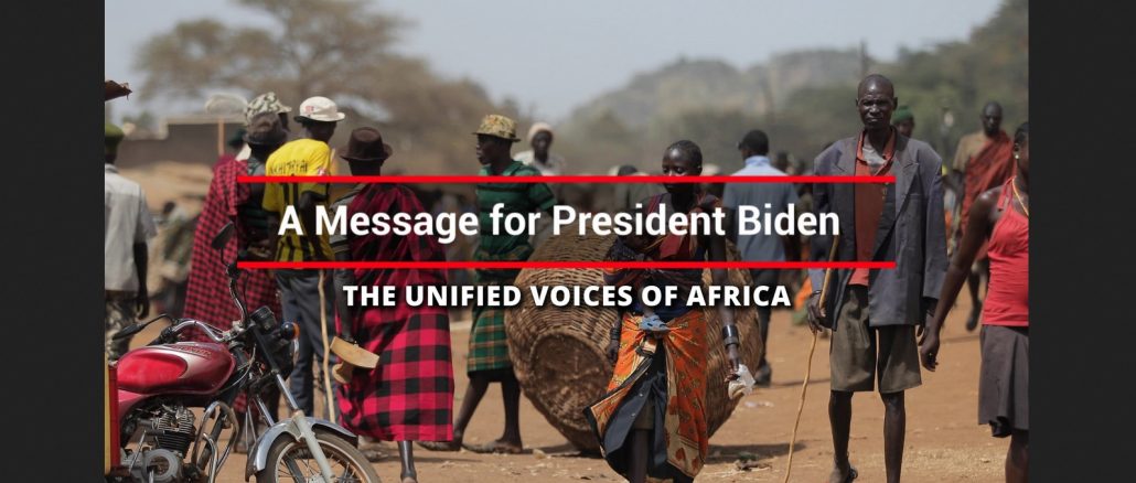 Afrikas Botschaft für den neuen US-Präsidenten Joe Biden.