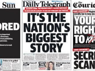 Schlagzeilen auf den Titelseiten australischer Medien: Für Verletzung der gerichtlichen Nachrichtensperre im Fall von Kardinal Pell stehen nun ein Dutzend Medien selbst vor Gericht.