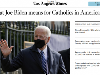 Joe Biden wird vom US-Mainstream als "Ideal" eines Katholiken präsentiert.