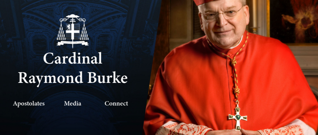 Raymond Kardinal Burke, bis 2014 nach dem Papst der höchste Richter der katholischen Kirche, äußert seine Bedenken zur Neuordnung der Meßzelebrationen im Petersdom, die in einer Woche in Kraft treten sollen.