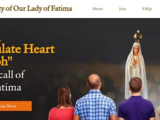 Die Bruderschaft Unserer Lieben Frau von Fatima betet für die Weihe Rußlands an Maria.