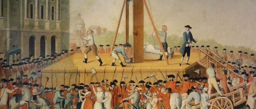 Die Guillotine war die Mordmaschine der französischen Revolution. Ihr fiel auch das Königspaar zum Opfer.