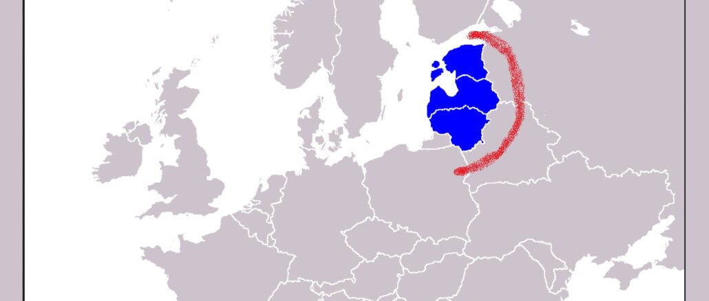 Die drei baltischen Staaten: Estland, Lettland und Litauen.
