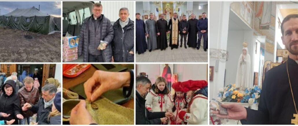 Verschiedene Initiativen schicken Wundertätige Medaillen in die Ukraine und leisten damit geistliche Hilfe. Zwei der Initiativen werden vorgestellt.