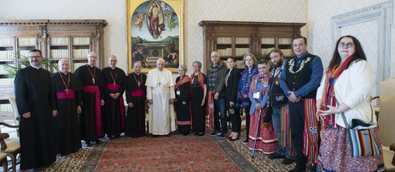 Papst Franziskus empfing am 28. März eine Delegation der kanadischen Métis in Audienz. Dabei sprach er eine Entschuldigung aus für etwas, das so gar nie geschehen ist.