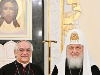 Am Mittwoch trafen der Moskauer Patriarch Kyrill I. und der Apostolische Nuntius in Rußland, Erzbischof Giovanni d'Aniello, in Moskau zusammen. Gestern berichtete der Nuntius Papst Franziskus in Rom.