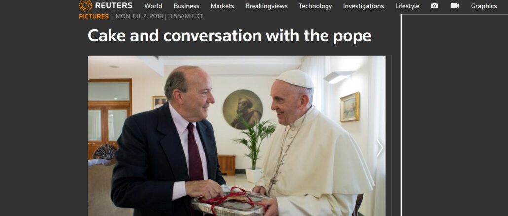 Papst Franziskus sprach im Reuters-Interview auch über China und die dortige Lage.