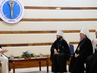 Papst Franziskus traf gestern in Nur-Sultan mit einer Delegation des Moskauer Patriarchats zusammen.