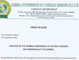 Die Bischöfe von Sambia nahmen eine Klarstellung zum Thema Homosexualität vor.