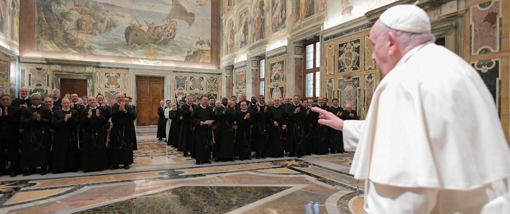 Papst Franziskus empfing am 1. Oktober die Teilnehmer des Generalkapitels der Redemtoristen in Audienz, hatte es dabei aber sehr eilig.