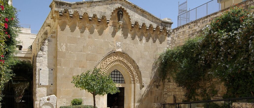 Die Geißelungskapelle an der Via Dolorosa in Jerusalem war am Donnerstag Schauplatz eines antichristlichen Angriffs.
