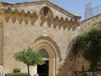 Die Geißelungskapelle an der Via Dolorosa in Jerusalem war am Donnerstag Schauplatz eines antichristlichen Angriffs.