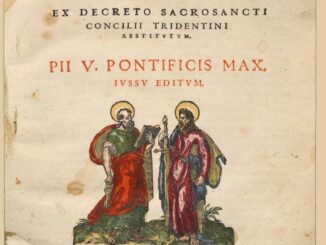 Missale Romanum von Papst Pius V. von 1570, das mit der Bulle Quo primum promulgiert wurde.