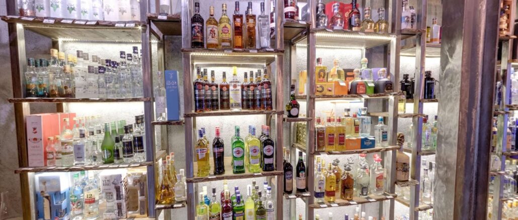"German Bottle Shop" in Arbil, bisher eine lizenzierte Verkaufsstelle für Alkohol im Irak.
