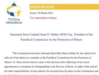 Der Vorsitzende der Päpstlichen Kinderschutzkommission, Kardinal O'Malley, gab den Rücktritt von Pater Hans Zollner bekannt.