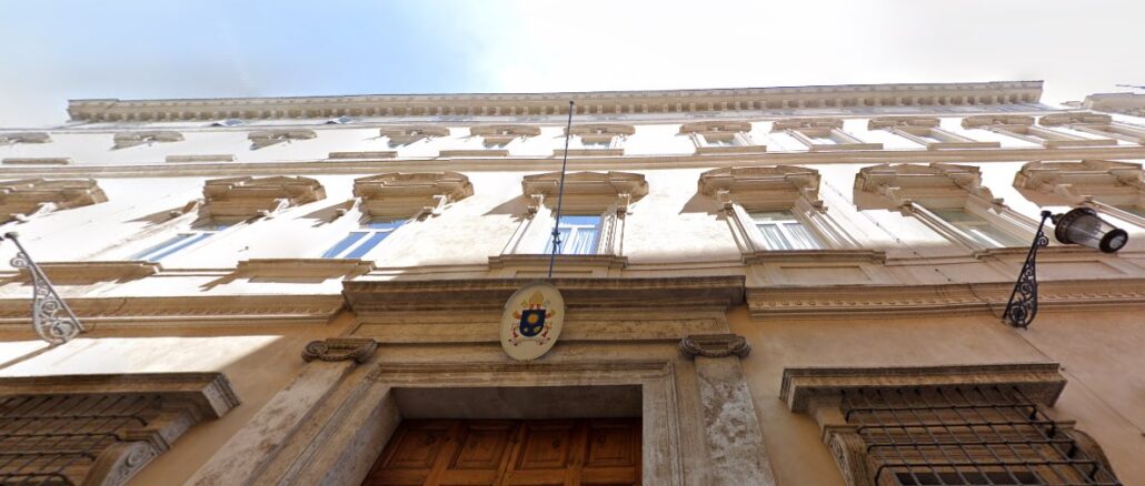 Ein Teil des exterritorialen Palazzo Maffei Marescotti soll neuer Sitz der Päpstlichen Kinderschutzkommission werden