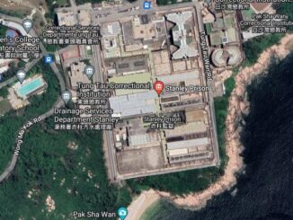 Mindestens zwei Dutzend Gefängnisse werden in Hongkong betrieben. Im Bild das Stanley-Gefängnis, dessen Ursprünge in die Zwischenkriegszeit zurückreichen und das laufend erweitert wurde.